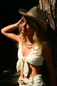 Rodeo Darling Tie-front Top